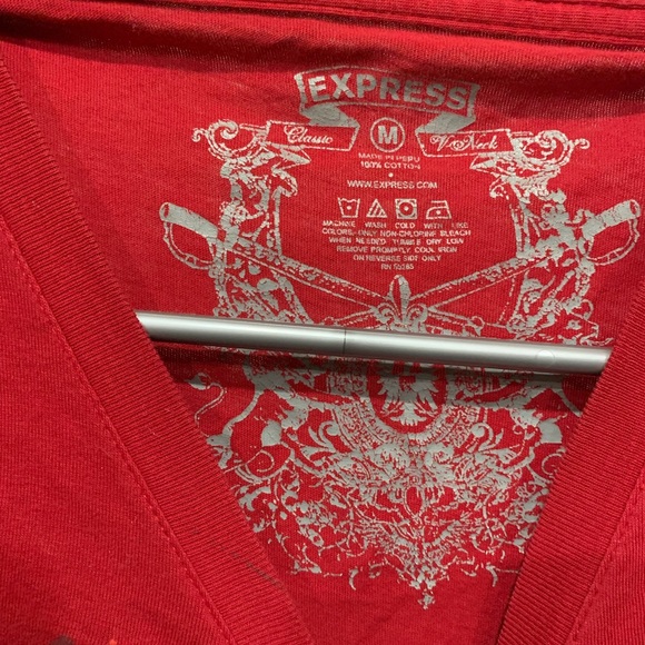 2000s express graphic red tee - Picture 3 of 3